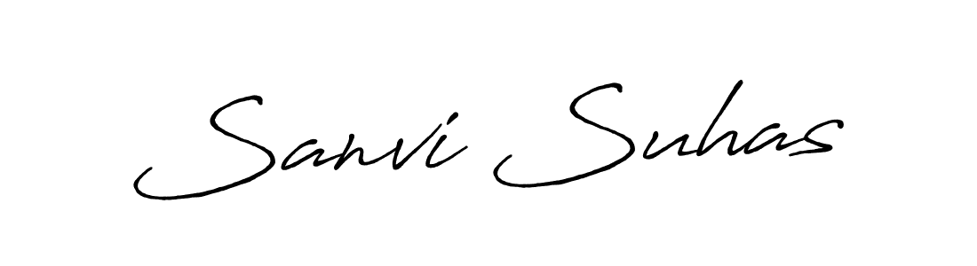 if you are searching for the best signature style for your name Sanvi Suhas. so please give up your signature search. here we have designed multiple signature styles  using Antro_Vectra_Bolder. Sanvi Suhas signature style 7 images and pictures png