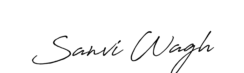 Make a beautiful signature design for name Sanvi Wagh. Use this online signature maker to create a handwritten signature for free. Sanvi Wagh signature style 7 images and pictures png