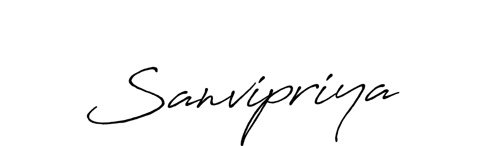 Make a beautiful signature design for name Sanvipriya. Use this online signature maker to create a handwritten signature for free. Sanvipriya signature style 7 images and pictures png