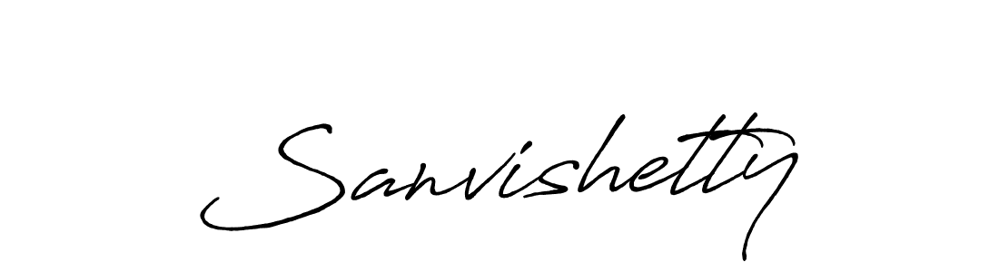 Once you've used our free online signature maker to create your best signature Antro_Vectra_Bolder style, it's time to enjoy all of the benefits that Sanvishetty name signing documents. Sanvishetty signature style 7 images and pictures png