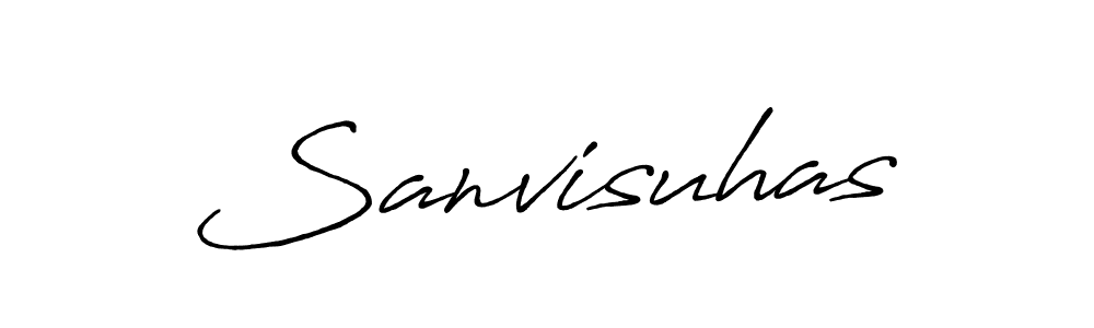 How to Draw Sanvisuhas signature style? Antro_Vectra_Bolder is a latest design signature styles for name Sanvisuhas. Sanvisuhas signature style 7 images and pictures png