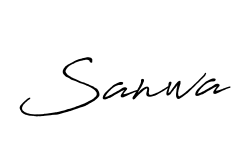 Similarly Antro_Vectra_Bolder is the best handwritten signature design. Signature creator online .You can use it as an online autograph creator for name Sanwa. Sanwa signature style 7 images and pictures png