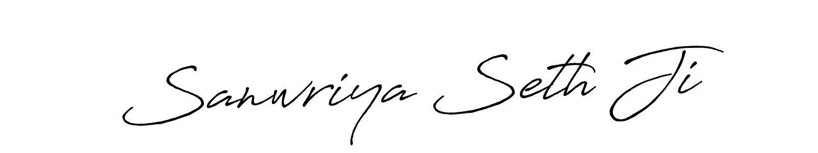 Make a short Sanwriya Seth Ji signature style. Manage your documents anywhere anytime using Antro_Vectra_Bolder. Create and add eSignatures, submit forms, share and send files easily. Sanwriya Seth Ji signature style 7 images and pictures png
