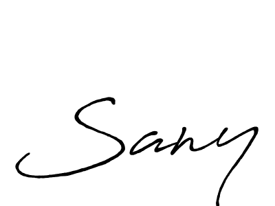 Best and Professional Signature Style for Sany. Antro_Vectra_Bolder Best Signature Style Collection. Sany signature style 7 images and pictures png