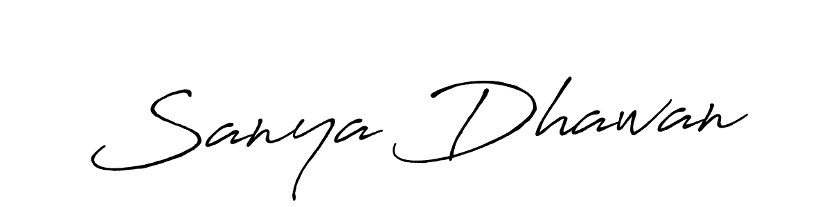 You should practise on your own different ways (Antro_Vectra_Bolder) to write your name (Sanya Dhawan) in signature. don't let someone else do it for you. Sanya Dhawan signature style 7 images and pictures png