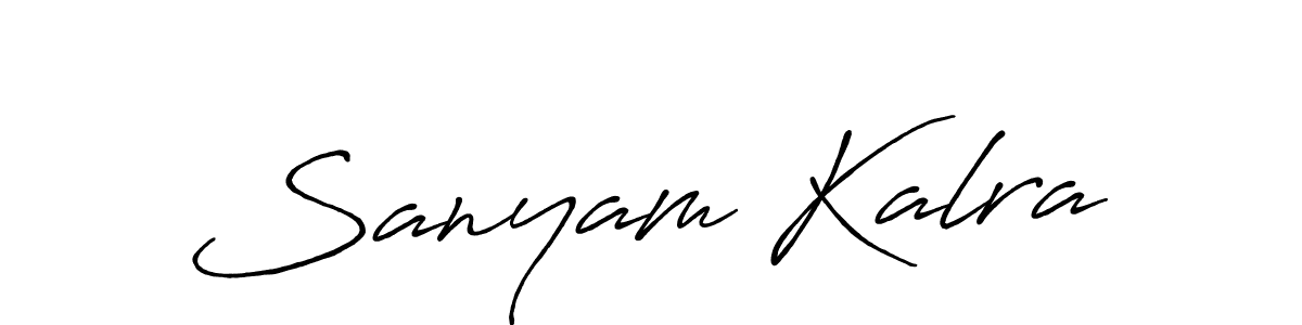 It looks lik you need a new signature style for name Sanyam Kalra. Design unique handwritten (Antro_Vectra_Bolder) signature with our free signature maker in just a few clicks. Sanyam Kalra signature style 7 images and pictures png