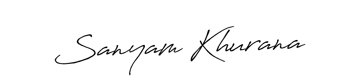 This is the best signature style for the Sanyam Khurana name. Also you like these signature font (Antro_Vectra_Bolder). Mix name signature. Sanyam Khurana signature style 7 images and pictures png