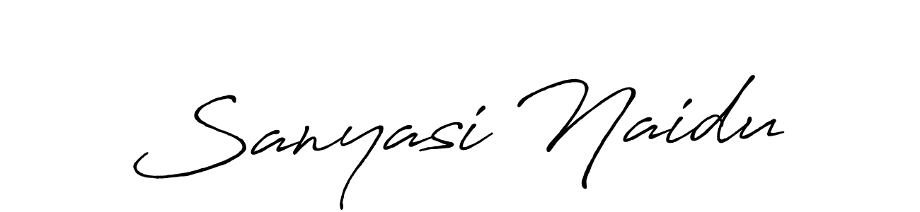 It looks lik you need a new signature style for name Sanyasi Naidu. Design unique handwritten (Antro_Vectra_Bolder) signature with our free signature maker in just a few clicks. Sanyasi Naidu signature style 7 images and pictures png