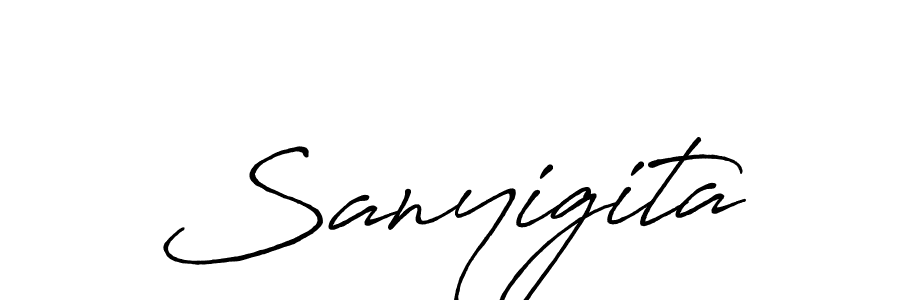 Antro_Vectra_Bolder is a professional signature style that is perfect for those who want to add a touch of class to their signature. It is also a great choice for those who want to make their signature more unique. Get Sanyigita name to fancy signature for free. Sanyigita signature style 7 images and pictures png