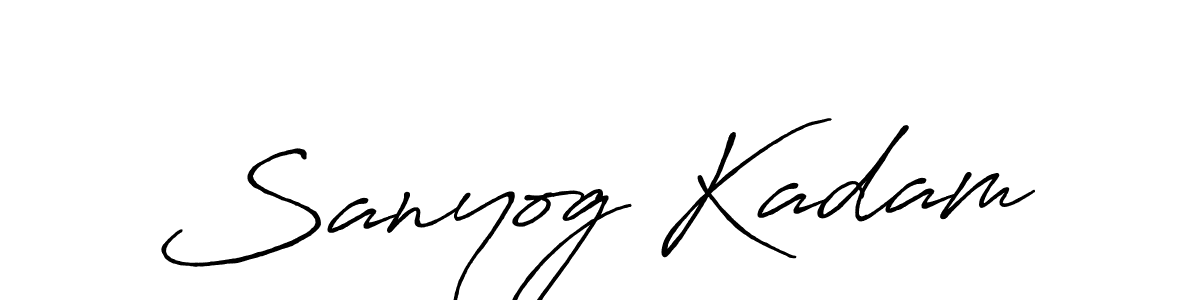 Check out images of Autograph of Sanyog Kadam name. Actor Sanyog Kadam Signature Style. Antro_Vectra_Bolder is a professional sign style online. Sanyog Kadam signature style 7 images and pictures png