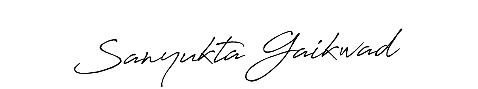 Also You can easily find your signature by using the search form. We will create Sanyukta Gaikwad name handwritten signature images for you free of cost using Antro_Vectra_Bolder sign style. Sanyukta Gaikwad signature style 7 images and pictures png