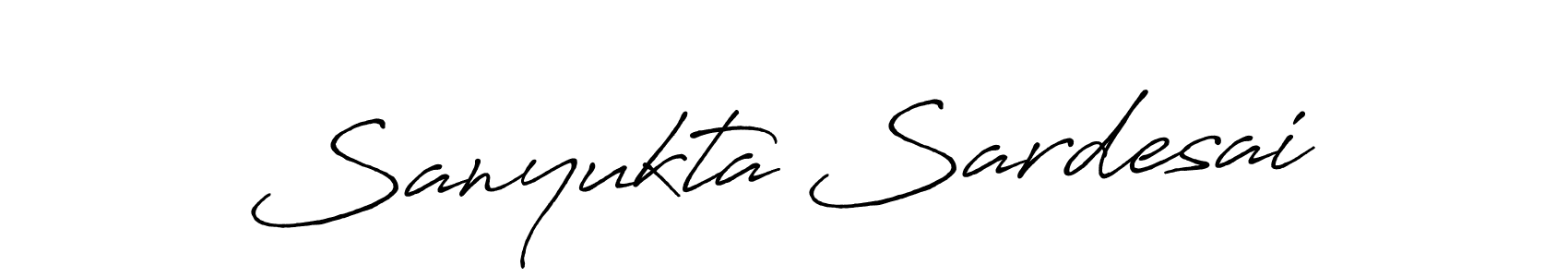 How to Draw Sanyukta Sardesai signature style? Antro_Vectra_Bolder is a latest design signature styles for name Sanyukta Sardesai. Sanyukta Sardesai signature style 7 images and pictures png