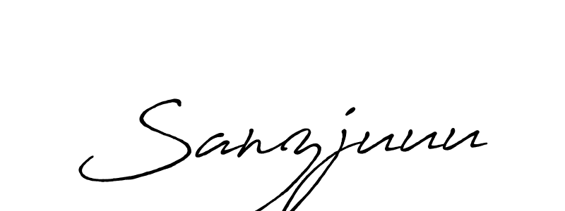 Similarly Antro_Vectra_Bolder is the best handwritten signature design. Signature creator online .You can use it as an online autograph creator for name Sanzjuuu. Sanzjuuu signature style 7 images and pictures png
