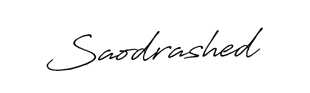 Use a signature maker to create a handwritten signature online. With this signature software, you can design (Antro_Vectra_Bolder) your own signature for name Saodrashed. Saodrashed signature style 7 images and pictures png