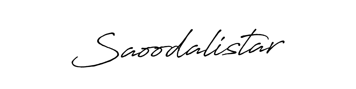 The best way (Antro_Vectra_Bolder) to make a short signature is to pick only two or three words in your name. The name Saoodalistar include a total of six letters. For converting this name. Saoodalistar signature style 7 images and pictures png