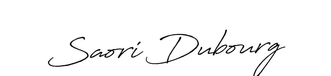 Use a signature maker to create a handwritten signature online. With this signature software, you can design (Antro_Vectra_Bolder) your own signature for name Saori Dubourg. Saori Dubourg signature style 7 images and pictures png