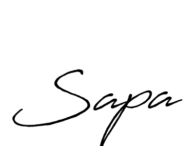 Design your own signature with our free online signature maker. With this signature software, you can create a handwritten (Antro_Vectra_Bolder) signature for name Sapa. Sapa signature style 7 images and pictures png