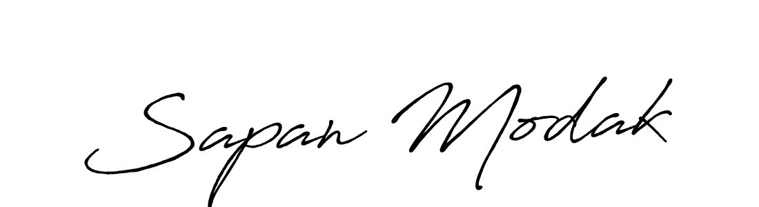 How to make Sapan Modak signature? Antro_Vectra_Bolder is a professional autograph style. Create handwritten signature for Sapan Modak name. Sapan Modak signature style 7 images and pictures png