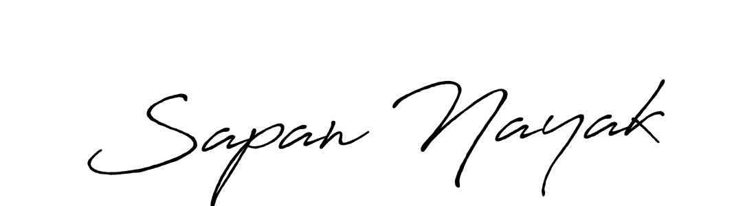 How to make Sapan Nayak signature? Antro_Vectra_Bolder is a professional autograph style. Create handwritten signature for Sapan Nayak name. Sapan Nayak signature style 7 images and pictures png