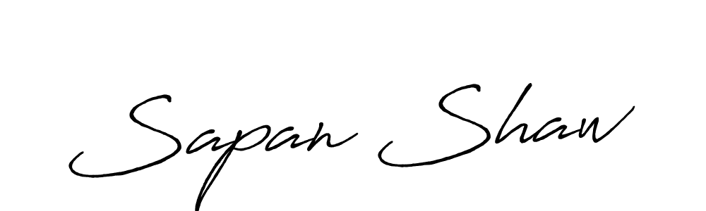 This is the best signature style for the Sapan Shaw name. Also you like these signature font (Antro_Vectra_Bolder). Mix name signature. Sapan Shaw signature style 7 images and pictures png