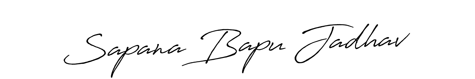 Also You can easily find your signature by using the search form. We will create Sapana Bapu Jadhav name handwritten signature images for you free of cost using Antro_Vectra_Bolder sign style. Sapana Bapu Jadhav signature style 7 images and pictures png