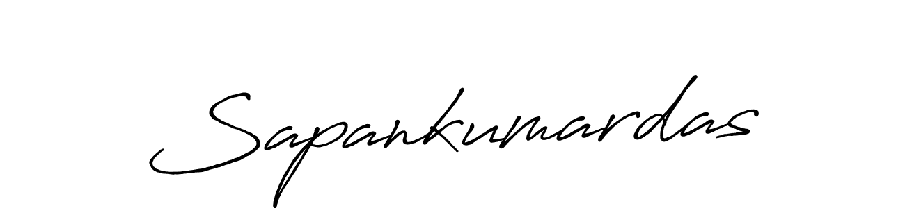 How to make Sapankumardas name signature. Use Antro_Vectra_Bolder style for creating short signs online. This is the latest handwritten sign. Sapankumardas signature style 7 images and pictures png