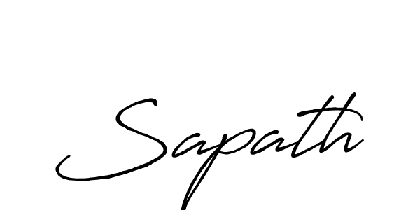 Make a beautiful signature design for name Sapath. Use this online signature maker to create a handwritten signature for free. Sapath signature style 7 images and pictures png