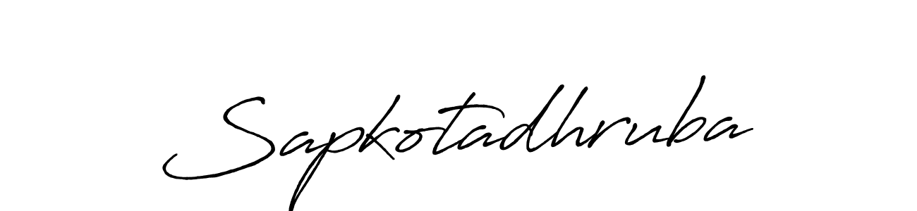 Make a beautiful signature design for name Sapkotadhruba. Use this online signature maker to create a handwritten signature for free. Sapkotadhruba signature style 7 images and pictures png