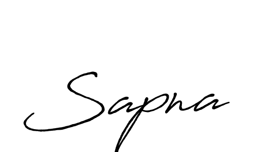Make a beautiful signature design for name Sapna. Use this online signature maker to create a handwritten signature for free. Sapna signature style 7 images and pictures png