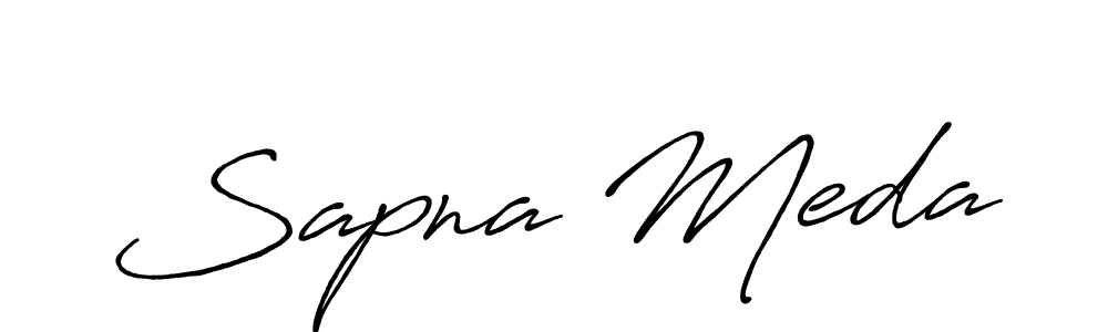 Similarly Antro_Vectra_Bolder is the best handwritten signature design. Signature creator online .You can use it as an online autograph creator for name Sapna Meda. Sapna Meda signature style 7 images and pictures png