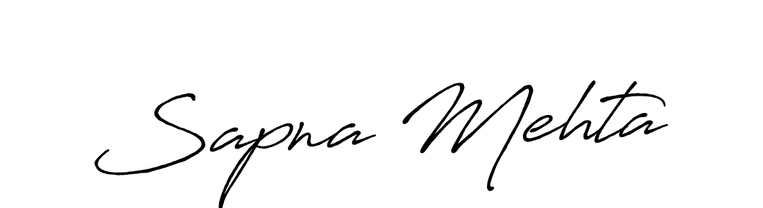 Use a signature maker to create a handwritten signature online. With this signature software, you can design (Antro_Vectra_Bolder) your own signature for name Sapna Mehta. Sapna Mehta signature style 7 images and pictures png