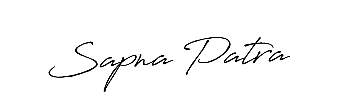 Also You can easily find your signature by using the search form. We will create Sapna Patra name handwritten signature images for you free of cost using Antro_Vectra_Bolder sign style. Sapna Patra signature style 7 images and pictures png