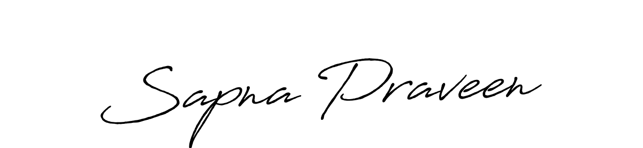 Also You can easily find your signature by using the search form. We will create Sapna Praveen name handwritten signature images for you free of cost using Antro_Vectra_Bolder sign style. Sapna Praveen signature style 7 images and pictures png