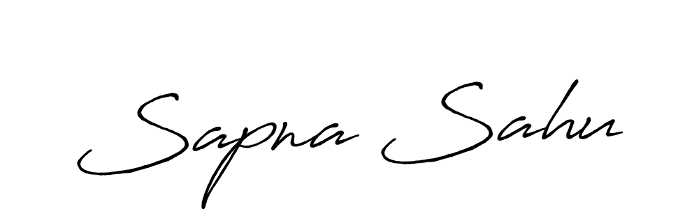 How to make Sapna Sahu signature? Antro_Vectra_Bolder is a professional autograph style. Create handwritten signature for Sapna Sahu name. Sapna Sahu signature style 7 images and pictures png