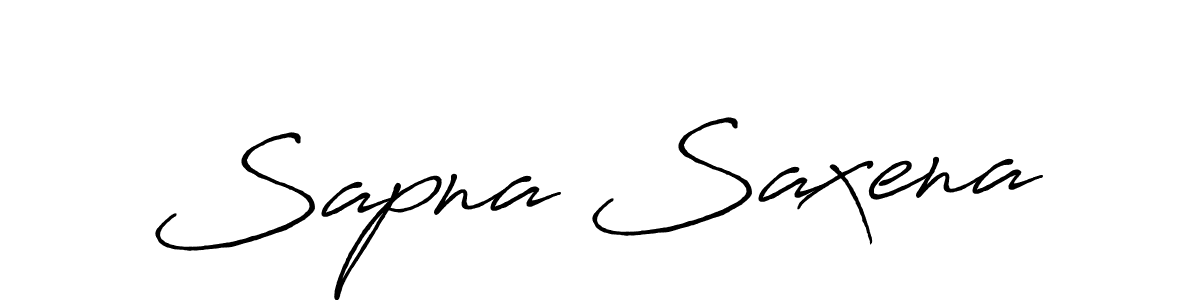 It looks lik you need a new signature style for name Sapna Saxena. Design unique handwritten (Antro_Vectra_Bolder) signature with our free signature maker in just a few clicks. Sapna Saxena signature style 7 images and pictures png