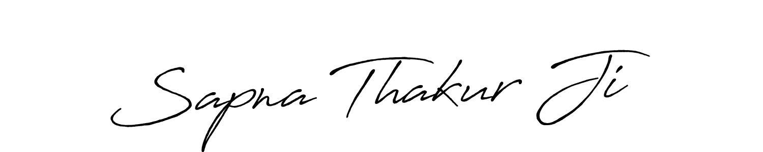 It looks lik you need a new signature style for name Sapna Thakur Ji. Design unique handwritten (Antro_Vectra_Bolder) signature with our free signature maker in just a few clicks. Sapna Thakur Ji signature style 7 images and pictures png