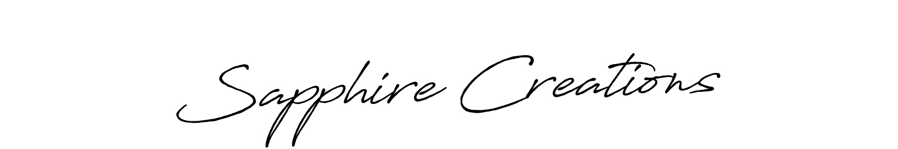 Similarly Antro_Vectra_Bolder is the best handwritten signature design. Signature creator online .You can use it as an online autograph creator for name Sapphire Creations. Sapphire Creations signature style 7 images and pictures png