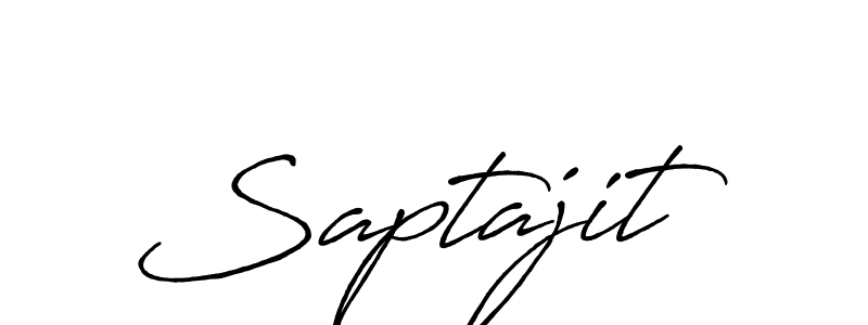 Saptajit stylish signature style. Best Handwritten Sign (Antro_Vectra_Bolder) for my name. Handwritten Signature Collection Ideas for my name Saptajit. Saptajit signature style 7 images and pictures png