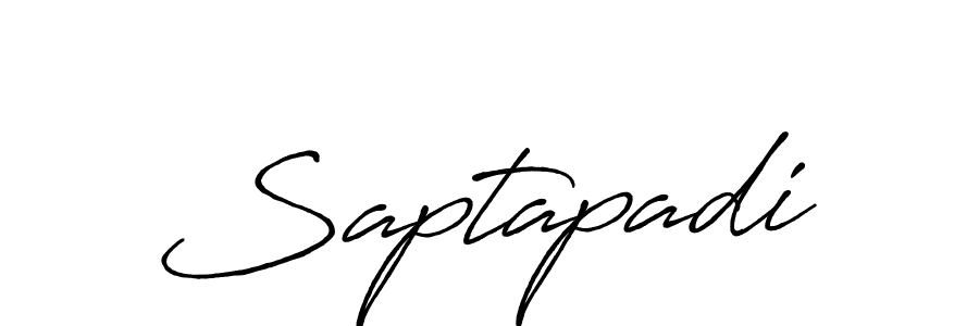 How to make Saptapadi signature? Antro_Vectra_Bolder is a professional autograph style. Create handwritten signature for Saptapadi name. Saptapadi signature style 7 images and pictures png