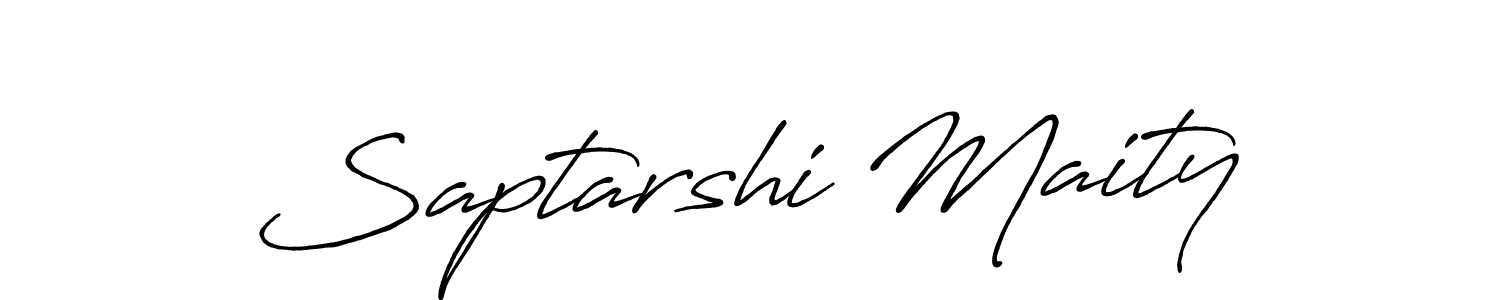 Make a beautiful signature design for name Saptarshi Maity. With this signature (Antro_Vectra_Bolder) style, you can create a handwritten signature for free. Saptarshi Maity signature style 7 images and pictures png