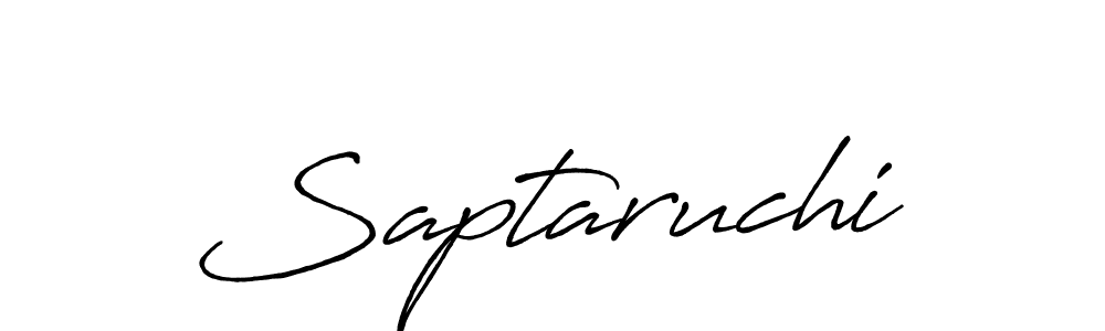 How to make Saptaruchi name signature. Use Antro_Vectra_Bolder style for creating short signs online. This is the latest handwritten sign. Saptaruchi signature style 7 images and pictures png