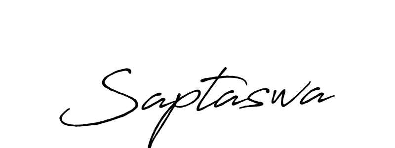 How to make Saptaswa signature? Antro_Vectra_Bolder is a professional autograph style. Create handwritten signature for Saptaswa name. Saptaswa signature style 7 images and pictures png