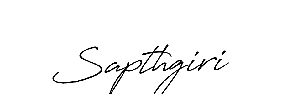 How to make Sapthgiri signature? Antro_Vectra_Bolder is a professional autograph style. Create handwritten signature for Sapthgiri name. Sapthgiri signature style 7 images and pictures png