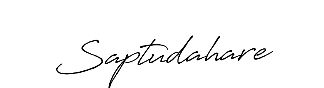 Design your own signature with our free online signature maker. With this signature software, you can create a handwritten (Antro_Vectra_Bolder) signature for name Saptudahare. Saptudahare signature style 7 images and pictures png