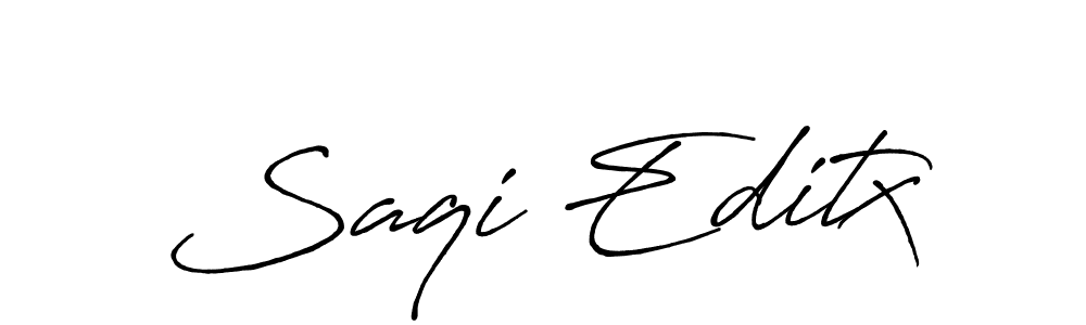 Make a beautiful signature design for name Saqi Editx. Use this online signature maker to create a handwritten signature for free. Saqi Editx signature style 7 images and pictures png