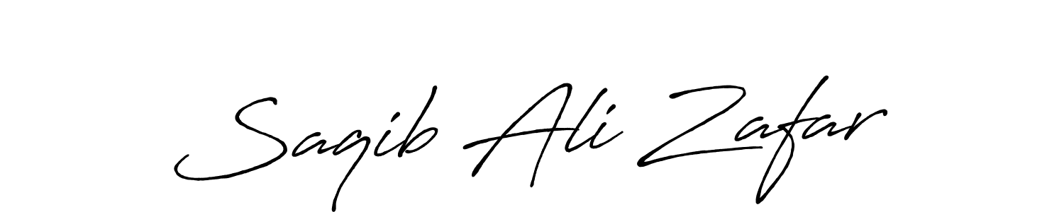 Use a signature maker to create a handwritten signature online. With this signature software, you can design (Antro_Vectra_Bolder) your own signature for name Saqib Ali Zafar. Saqib Ali Zafar signature style 7 images and pictures png