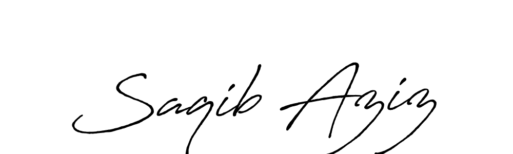 You can use this online signature creator to create a handwritten signature for the name Saqib Aziz. This is the best online autograph maker. Saqib Aziz signature style 7 images and pictures png
