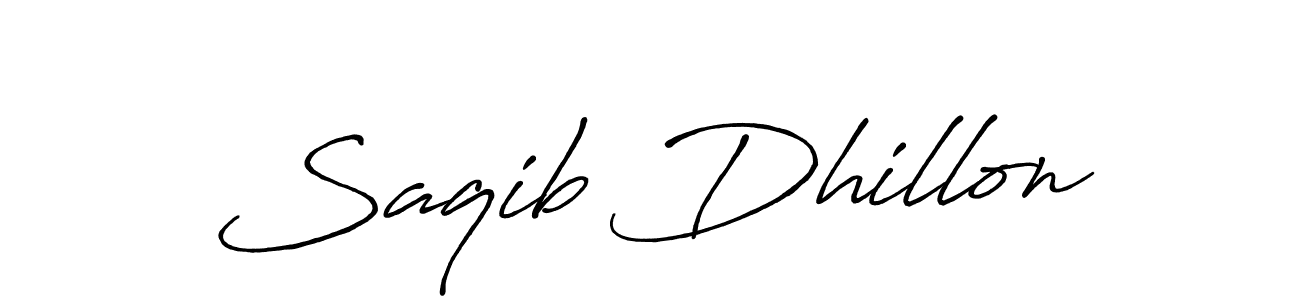 This is the best signature style for the Saqib Dhillon name. Also you like these signature font (Antro_Vectra_Bolder). Mix name signature. Saqib Dhillon signature style 7 images and pictures png