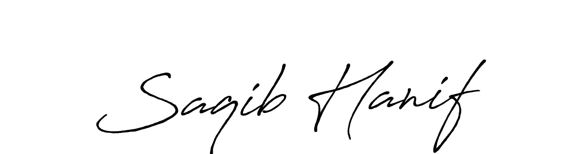 The best way (Antro_Vectra_Bolder) to make a short signature is to pick only two or three words in your name. The name Saqib Hanif include a total of six letters. For converting this name. Saqib Hanif signature style 7 images and pictures png