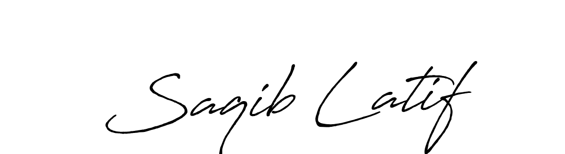 You should practise on your own different ways (Antro_Vectra_Bolder) to write your name (Saqib Latif) in signature. don't let someone else do it for you. Saqib Latif signature style 7 images and pictures png